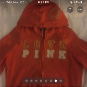 PINK vintage sweatshirt hoddie